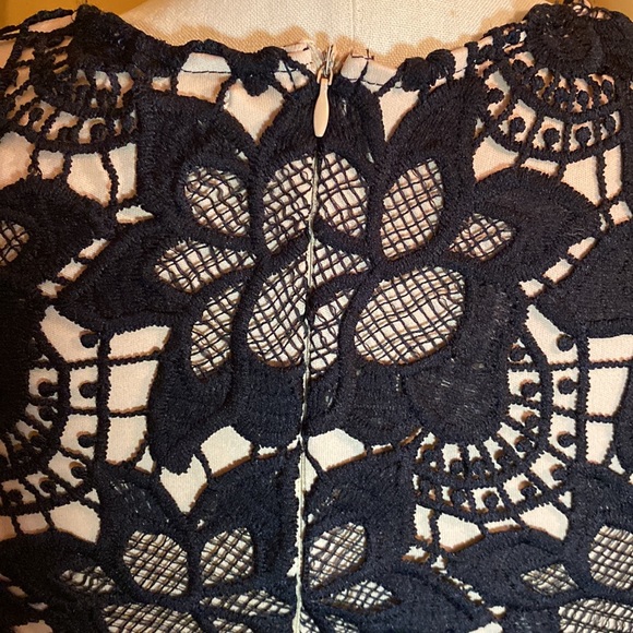 Long Fitted Black Lace Over a Neutral Slip. 🖤 Size Medium Sexy Dress - Picture 7 of 12